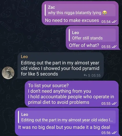 Telegram correction screenshot, additional seventh image